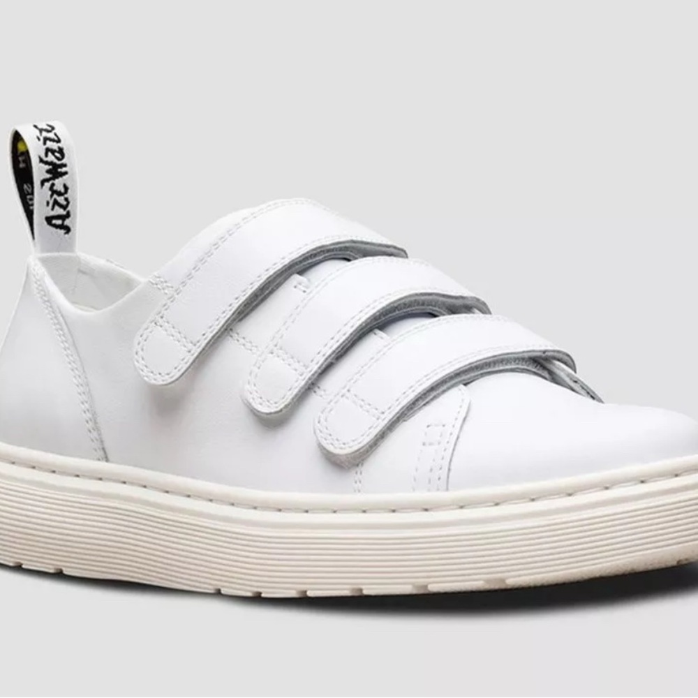 Dr. Martens White Velcro Sneakers